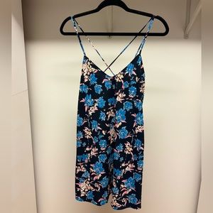 Zara Floral Blue Dress